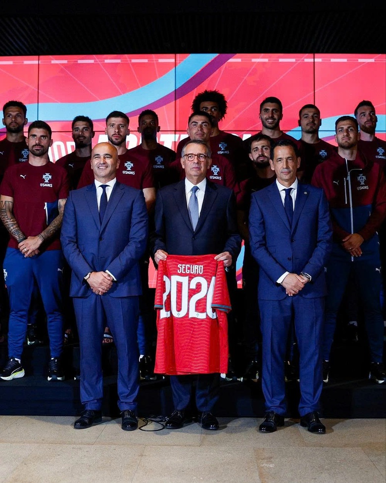 Tổng thống Antonio Jose Seguro trong buổi lễ gặp mặt tuyển Bồ Đào Nha trước ngày dự World Cup 2026