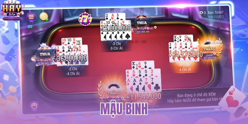 Mậu Binh | Luật Chơi, Cách Xếp 3 Chi Và Đọ Điểm HAYWIN 6 Mậu binh
